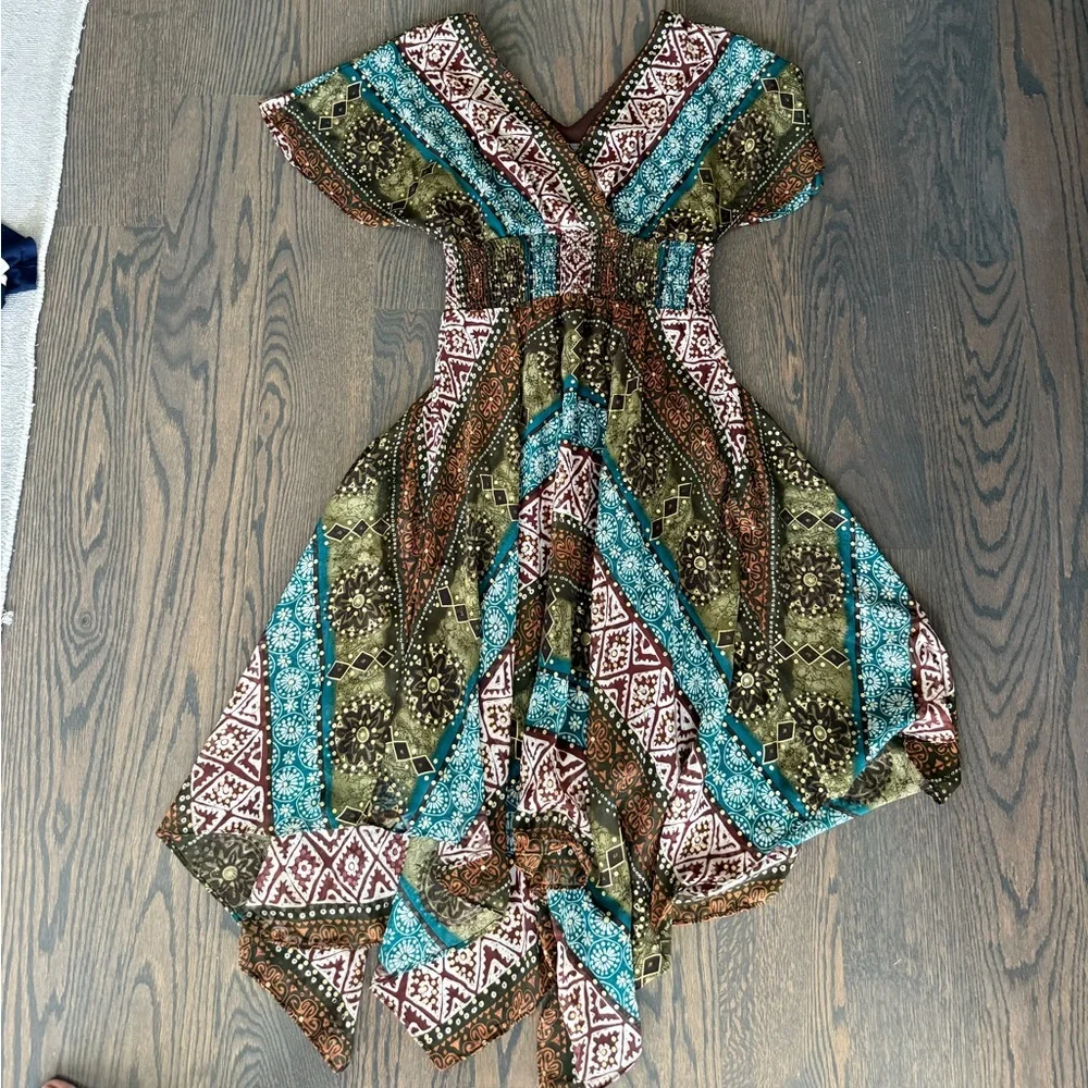 Rabbit Rabbit Rabbit Multicolor Patterned Dress - Picture 2 of 11